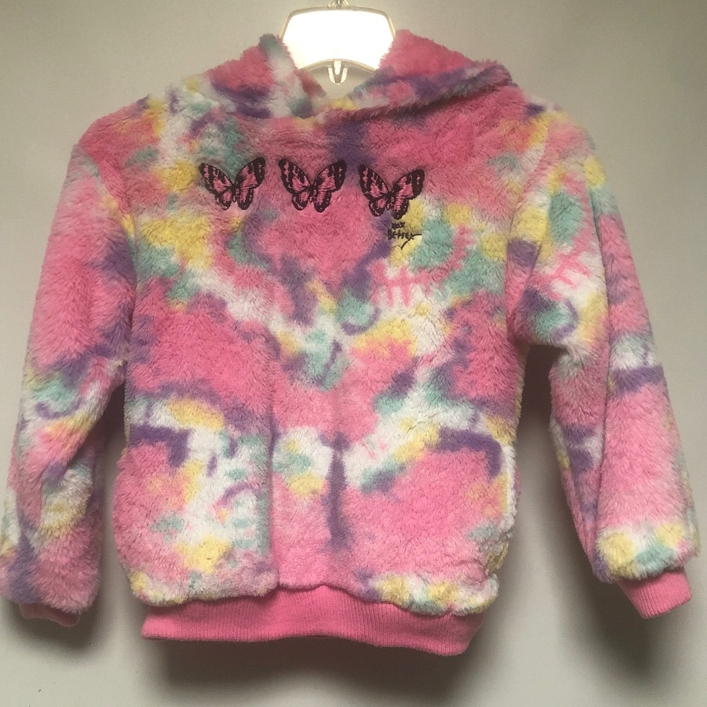 Betsy Johnson faux fur hoodie